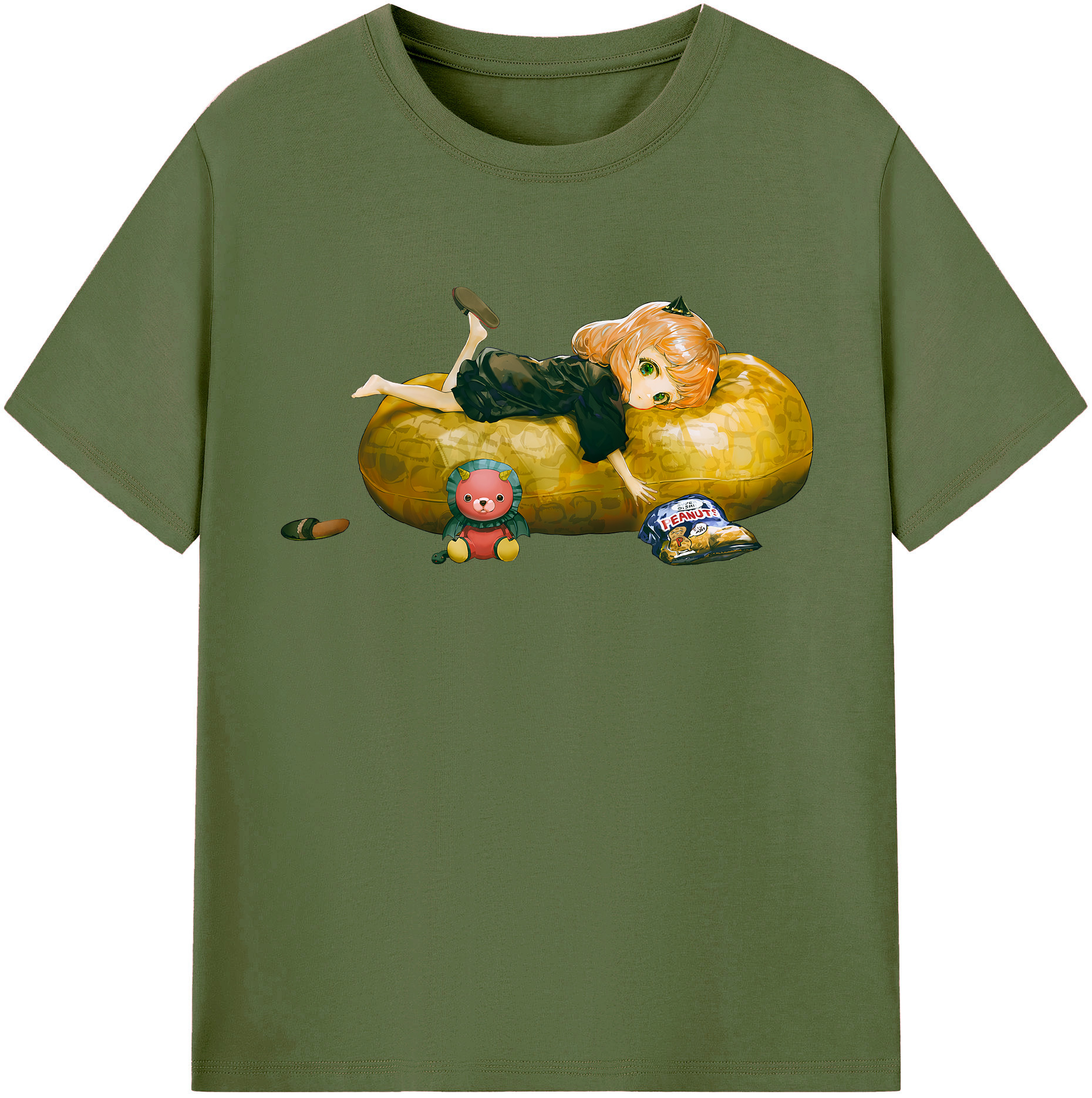 （画像用） SPY×FAMILY间谍家家酒 綿100％半袖Tシャツ（フロントプリント）